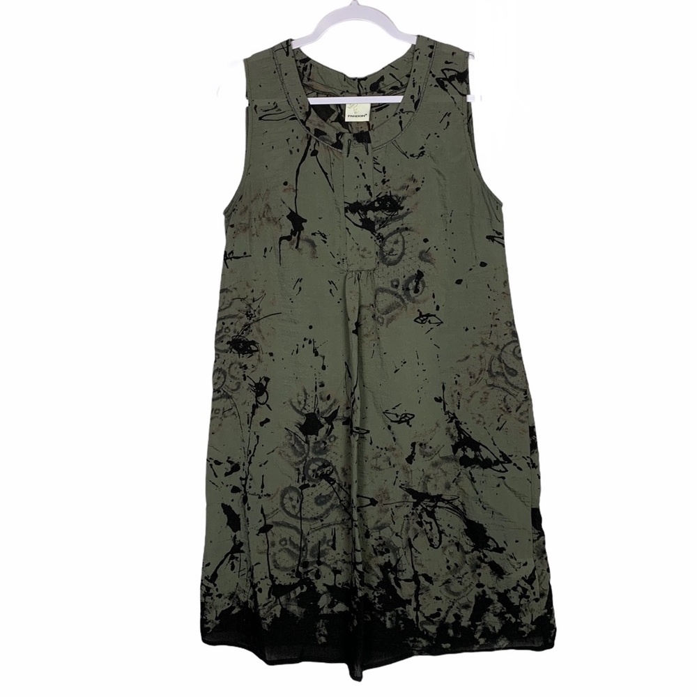 Pardon Boho Sleeveless Light Printed Shift Dress